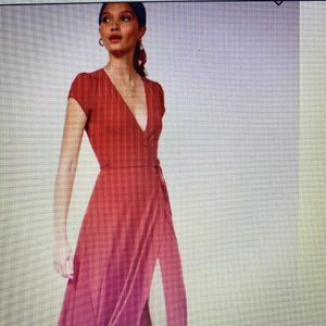 Red Reformation Becca Dress Midi